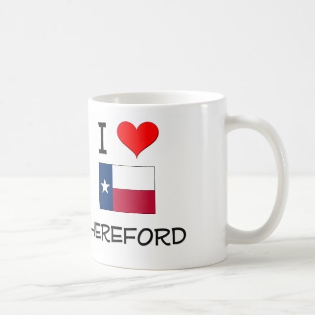 I Love Hereford Texas Coffee Mug (Right)