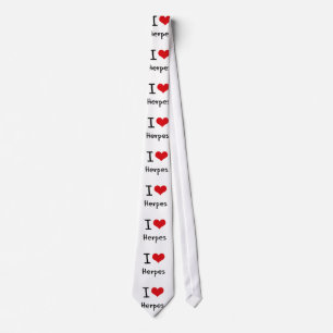 I Love Herpes Tie