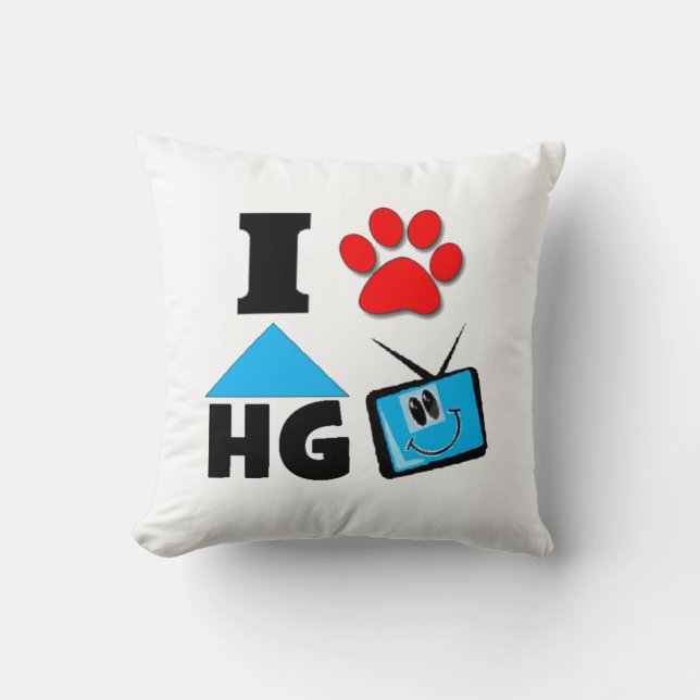 I Love HG TV Cushion (Front)