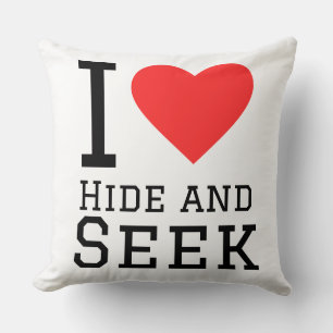 I love hide and seek cushion