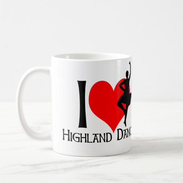 I love Highland Dancing Coffee Mug (Left)
