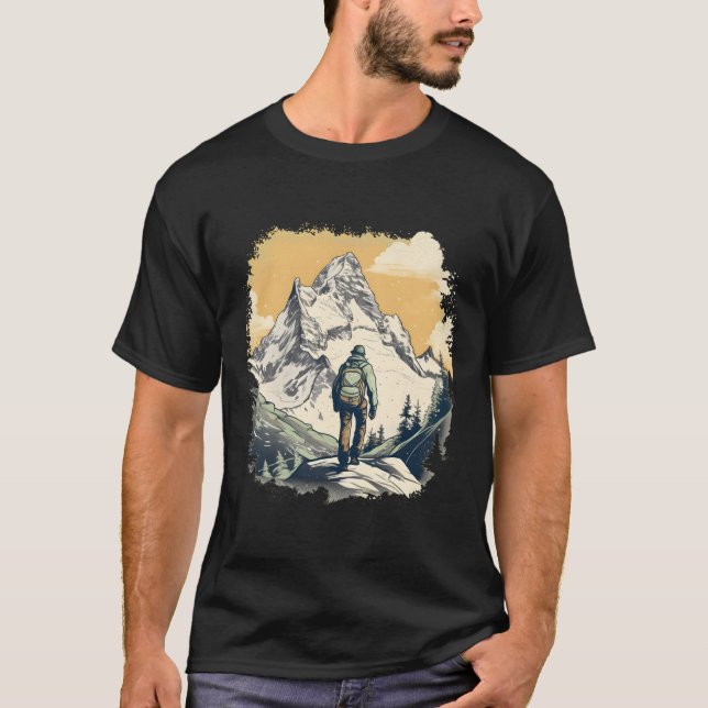 I Love Hiking T-Shirt (Front)