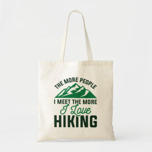 I Love Hiking Tote Bag