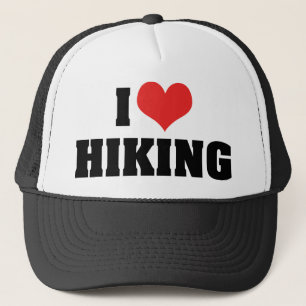 I Love Hiking Trucker Hat