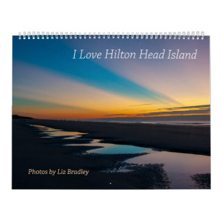 I Love Hilton Head Island 12-Month Wall Calendar