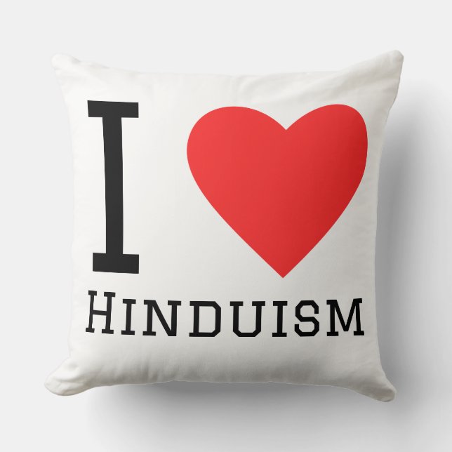 I love Hinduism  Cushion (Front)