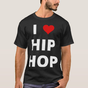 I Love Hip Hop Featuring A Red Heart T-Shirt