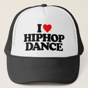 I LOVE HIPHOP DANCE TRUCKER HAT