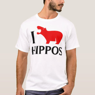 I Love Hippos T-Shirt