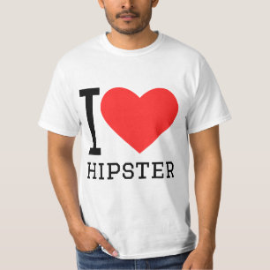 I love hipster T-Shirt