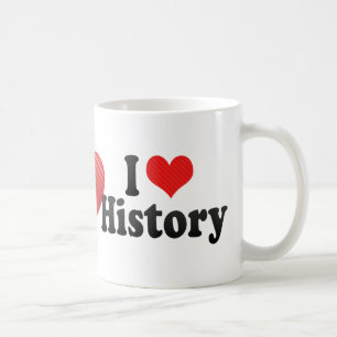 I Love History Coffee Mug