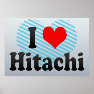 I Love Hitachi, Japan Poster