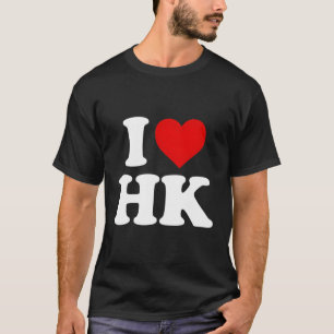 I Love Hk Heart T-Shirt