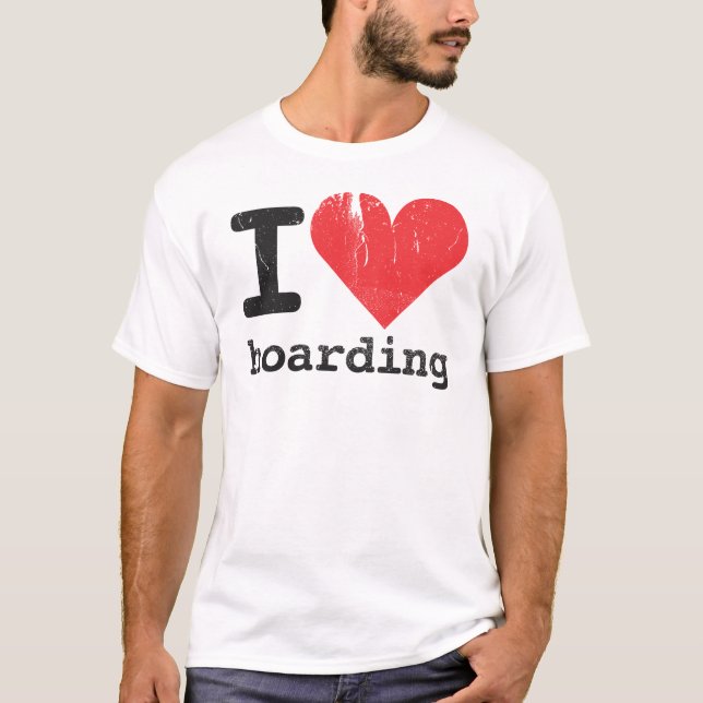 I Love Hoarding T-shirt (Front)