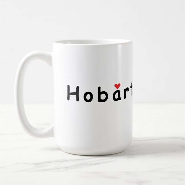 I love Hobart Coffee Mug (Left)