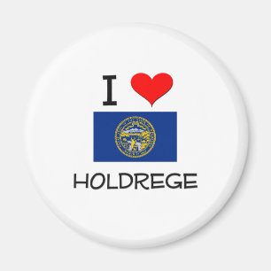 I Love Holdrege Nebraska Magnet