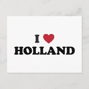 I Love Holland Postcard