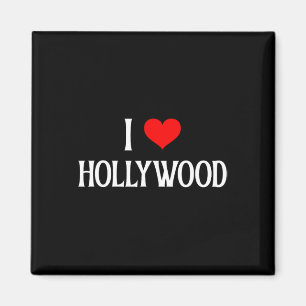 I Love Hollywood I Heart Hollywood Holiday Travel Magnet