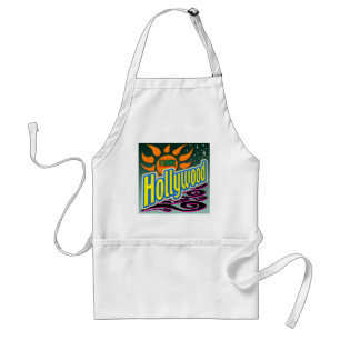 "I LOVE Hollywood" Night Sunshine" Apron! Standard Apron