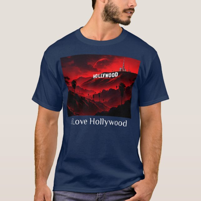 I Love Hollywood T-Shirt (Front)