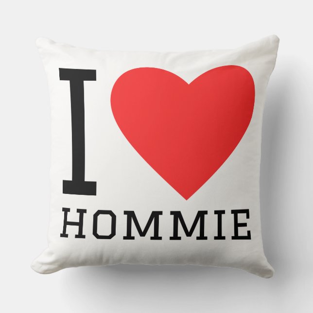 I love hommies cushion (Front)