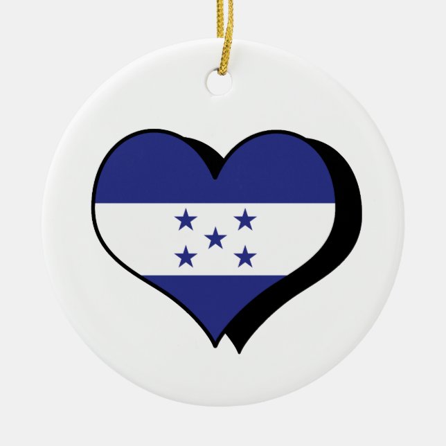 I Love Honduras Ornament (Front)