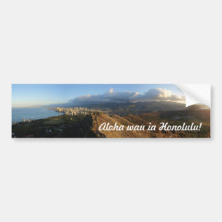 "I love Honolulu!" Bumper Sticker