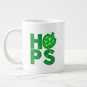I Love Hops In Craft Beer Large Coffee Mug