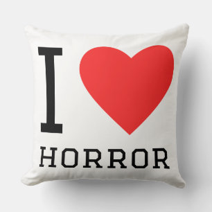 I love horror cushion