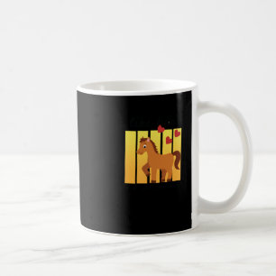 I Love Horse And Maybe 3 People Sticker Coffee Mug