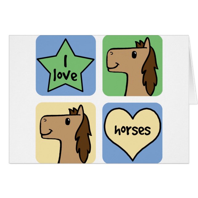 I Love Horses (Front Horizontal)