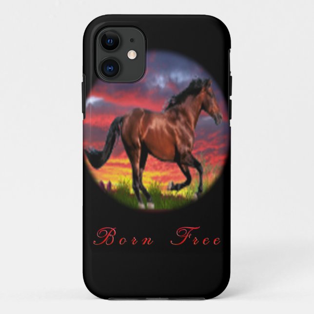 I love Horses Case-Mate iPhone Case (Back)