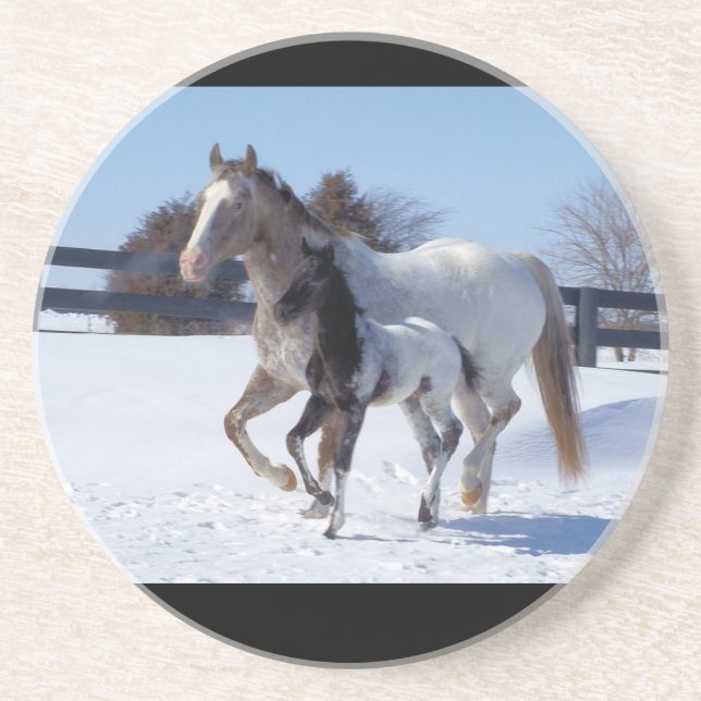 I LOVE HORSES COASTER (Front)