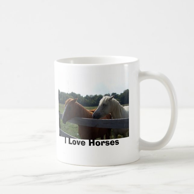 I Love Horses Mug (Right)