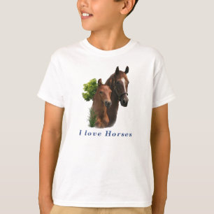 I love horses t-shirt