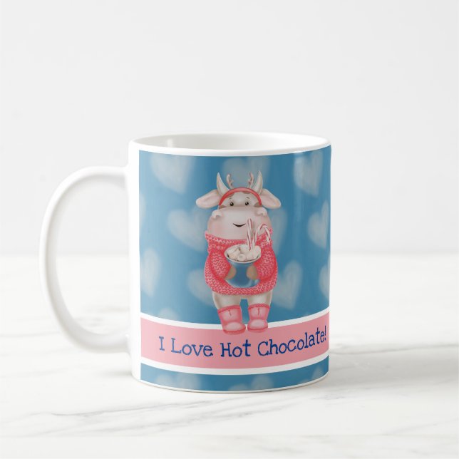 I Love Hot Chocolate Mug (Left)