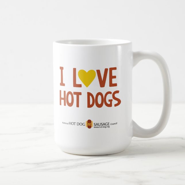 I love Hot Dogs 4 Coffee Mug (Right)