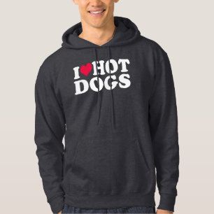 I Love Hot Dogs Hoodie