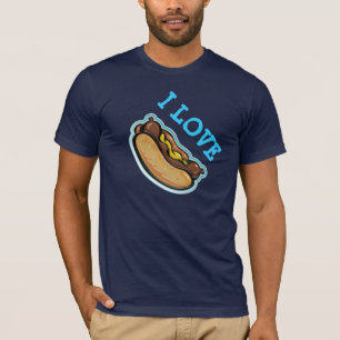 I Love Hot-Dogs - T-shirt