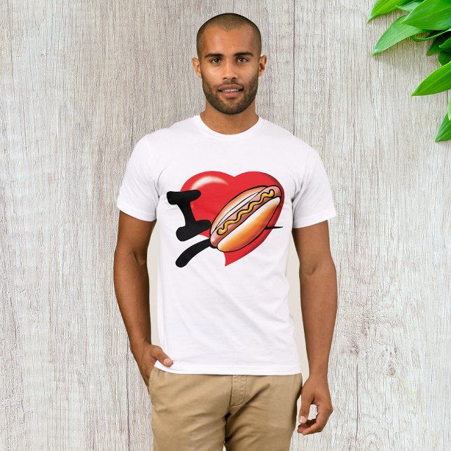 I Love Hotdogs Mens T-Shirt (Creator Uploaded)