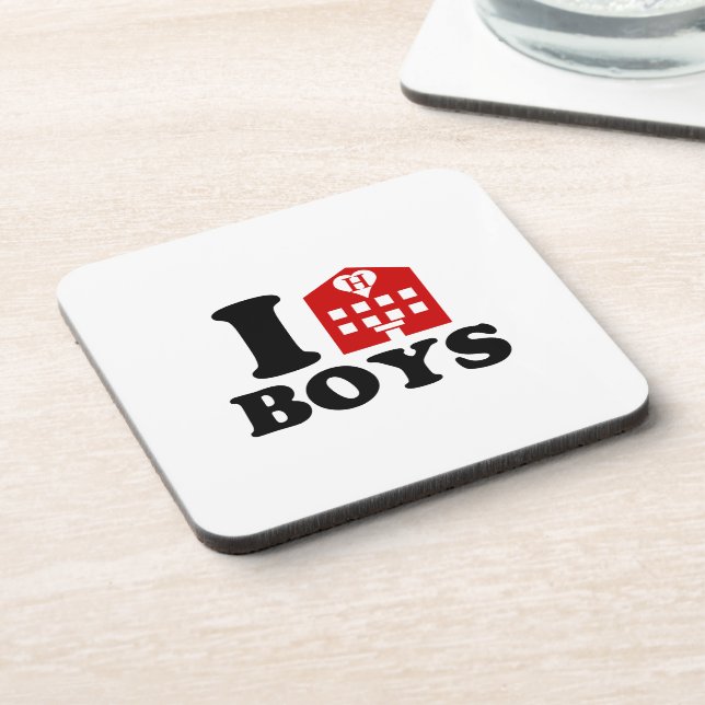 I Love Hotel Boys Coaster (Left Side)