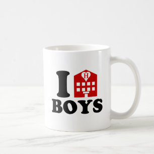 I Love Hotel Boys Coffee Mug