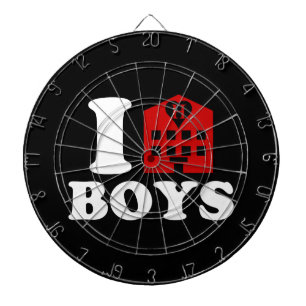 I Love Hotel Boys Dartboard