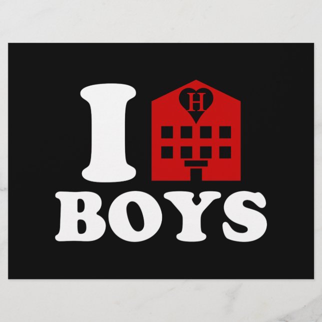 I Love Hotel Boys Flyer (Front)