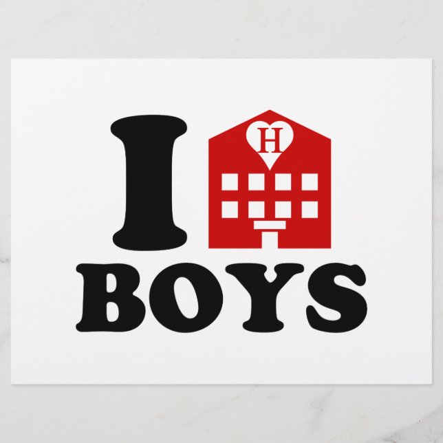 I Love Hotel Boys Flyer (Front)