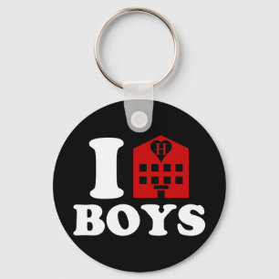 I Love Hotel Boys Key Ring