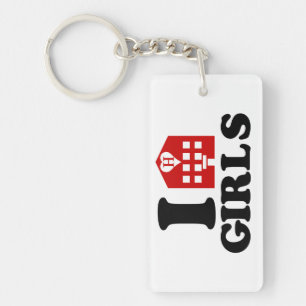 I Love Hotel Girls Key Ring