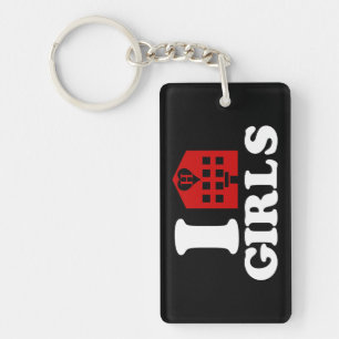 I Love Hotel Girls Key Ring