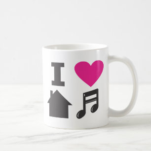 I love house music coffee mug