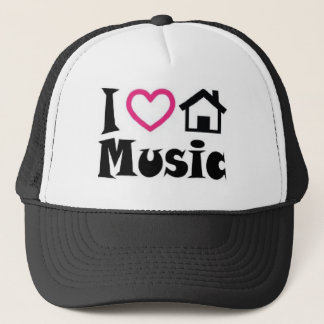 I Love House Music Hat